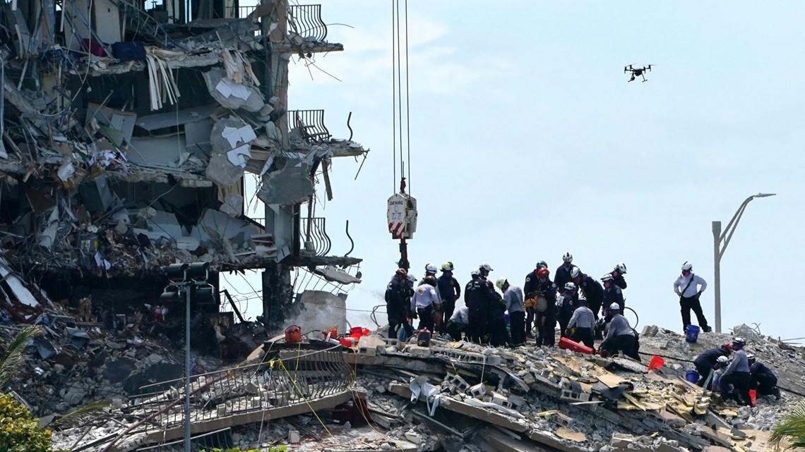 Crew of specialists sent to probe Miami condo collapse