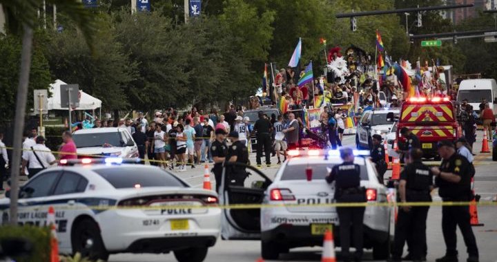 1 dead, another in hospital after driver crashes into Florida Pride parade – National