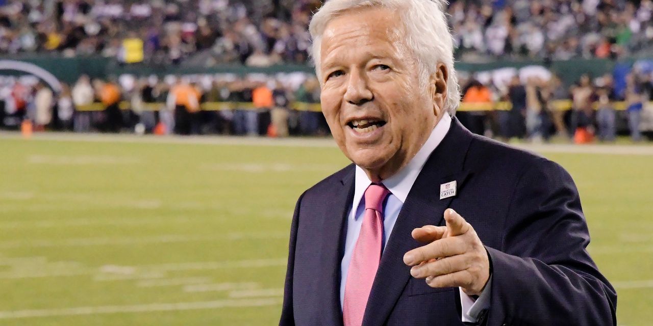 JPMorgan Buys Stake in Robert Kraft’s Sports-Data Company