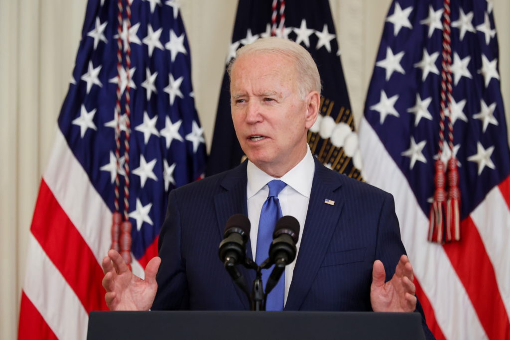 Biden seeks to clarify position on infrastructure deal