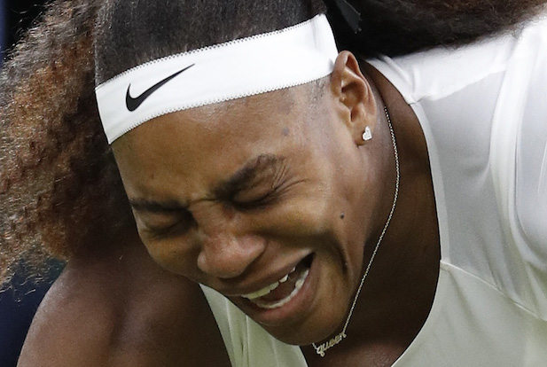 Wimbledon ends in tears for injured Serena Williams