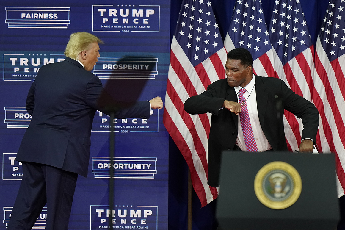 Trump says Herschel Walker will run for Georgia Senate seat in 2022