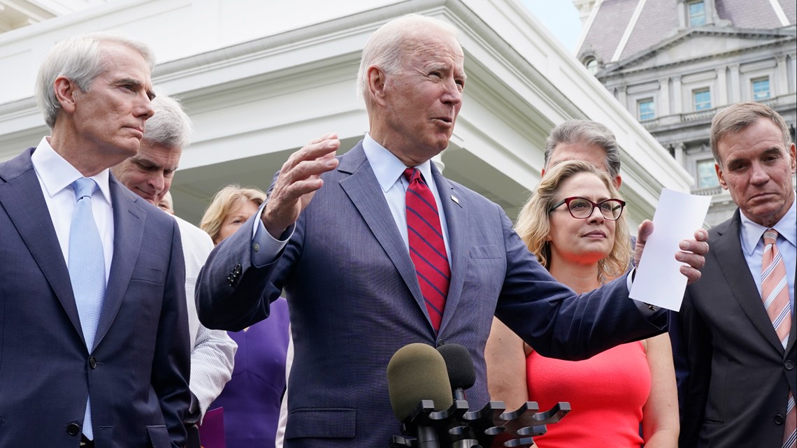 Biden, Senators strike a deal on infrastructure package