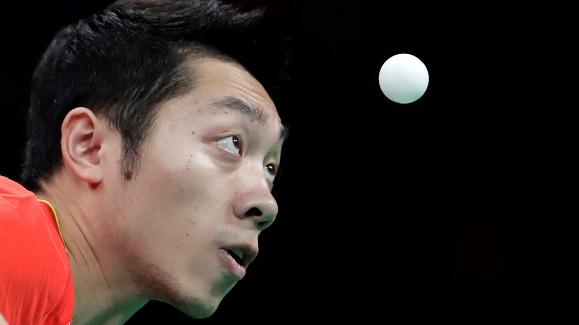 How is table tennis played at the Olympics?