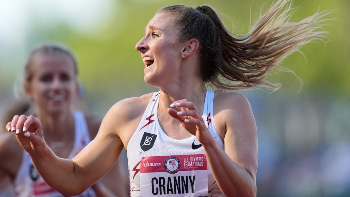 Elise Cranny wins 5,000 meter race headed to Tokyo Olympics