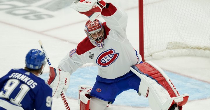 Montreal Canadiens fall 5-1 to Tampa Bay in Game 1 of Stanley Cup Finals