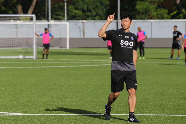Football: New Sailors coach Kim Do-hoon wants to leave a mark on S’pore football, Football News & Top Stories