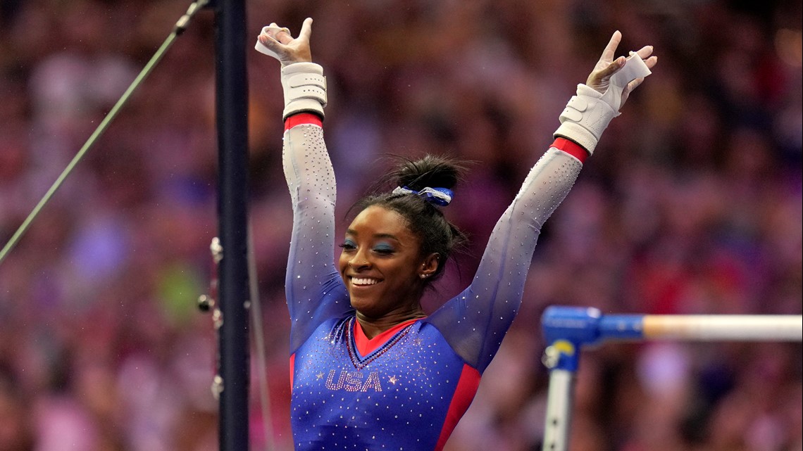 Simone Biles dominates to open US Olympic Gymnastics Trials