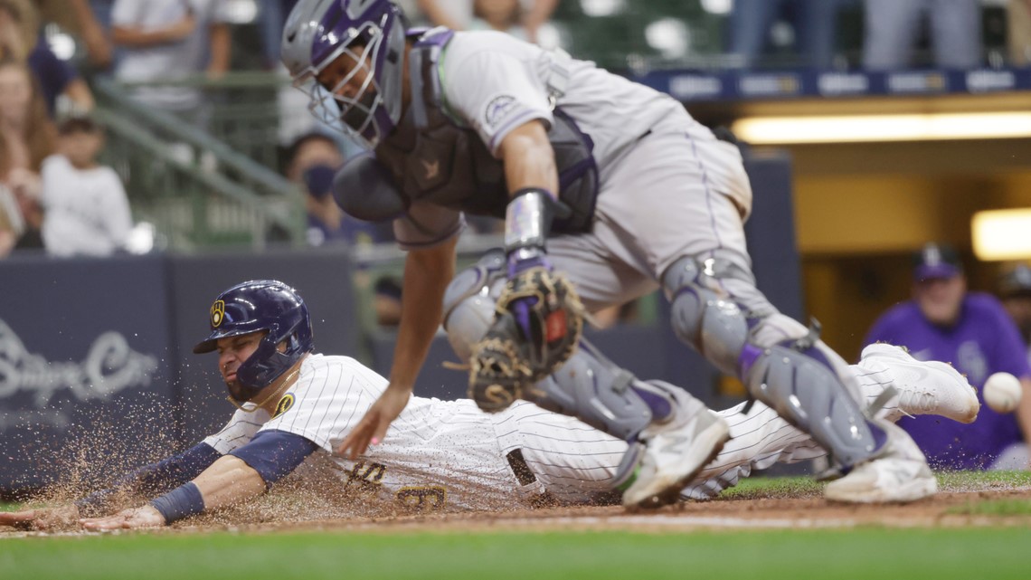 Willy Adames, Brewers beat Colorado Rockies in 11 innings