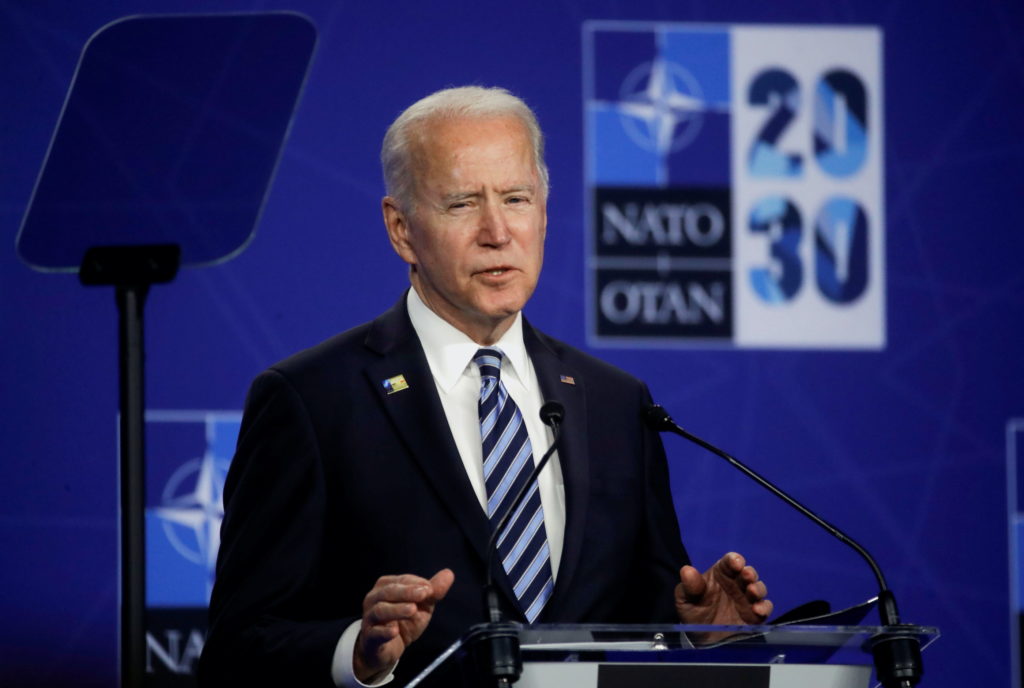Biden underscores US commitment to NATO in sharp contrast to Trump
