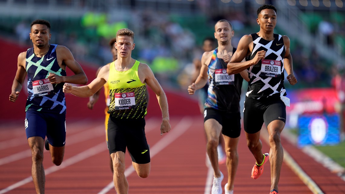 Favorites Brazier, Simpson melt at Olympic track trials