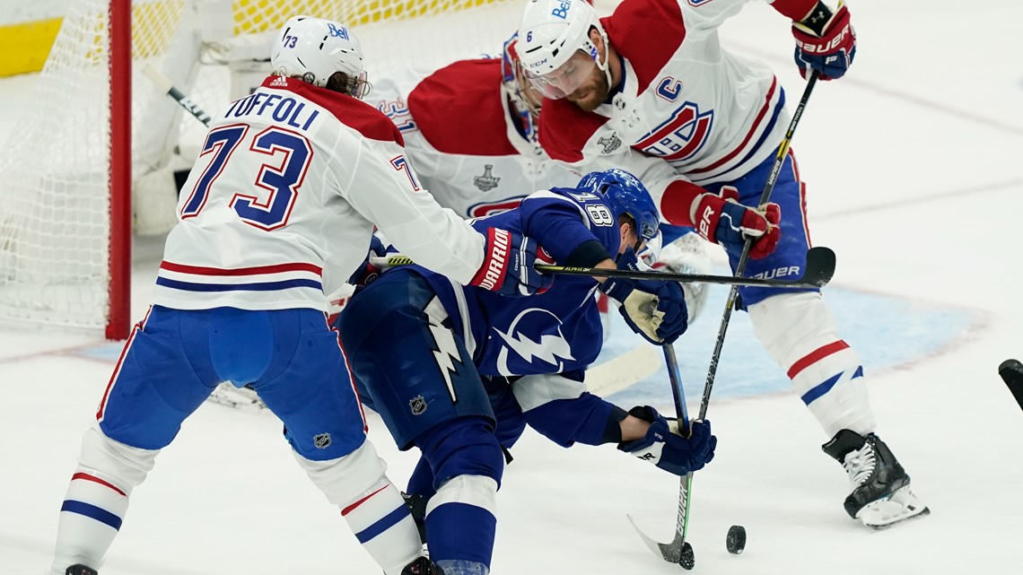 Canadiens’ Weber fined, after slash on Lightning star Kucherov