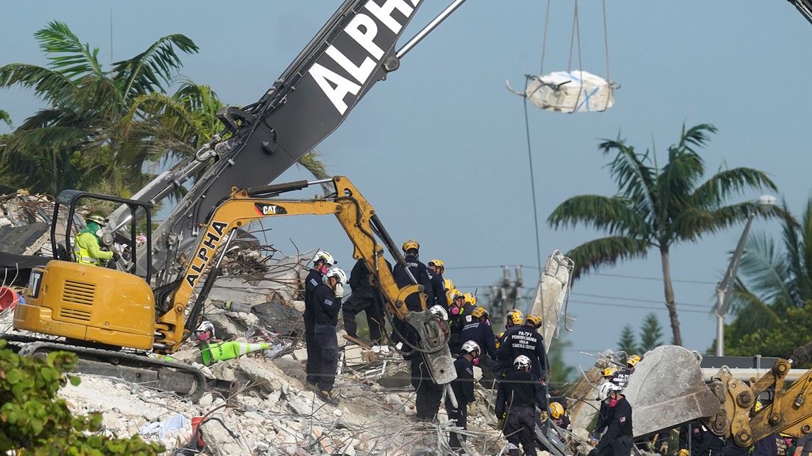 Search continues after South Florida condo demolished