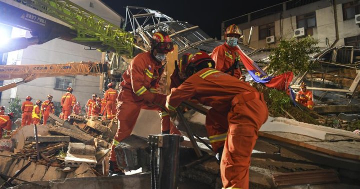 Death toll from China hotel collapse rises to 17 as search and rescue mission ends – National