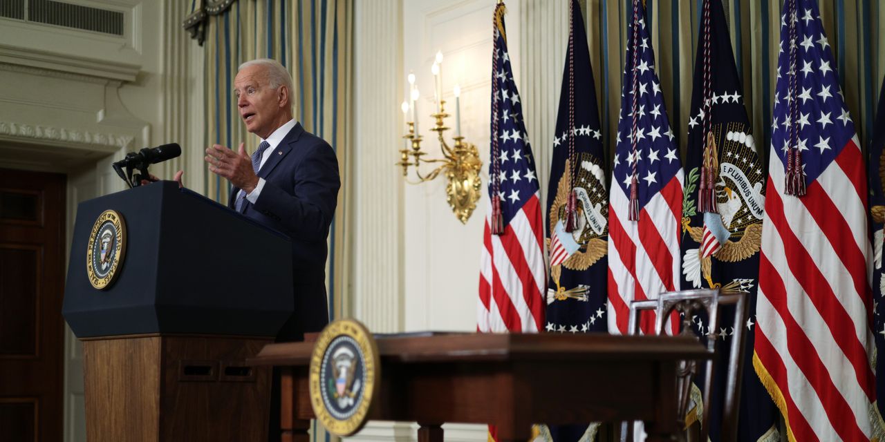 Biden Stakes Out Position in Debate Over Power of Big Companies