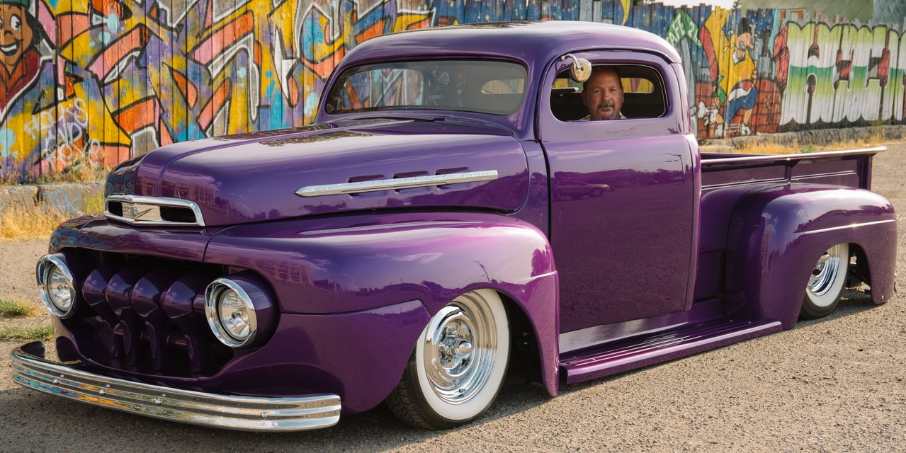 He Invented a New Shade of Purple for His Souped-Up Ford