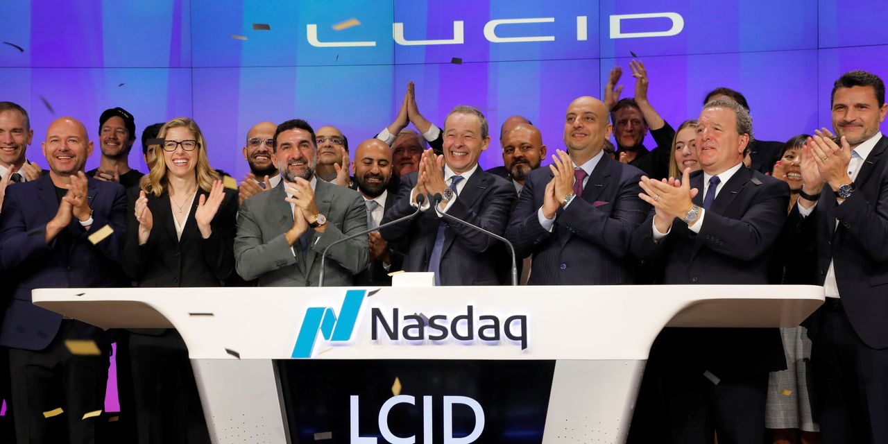 Lucid Motors Shares Climb in First Trading Day After SPAC Merger