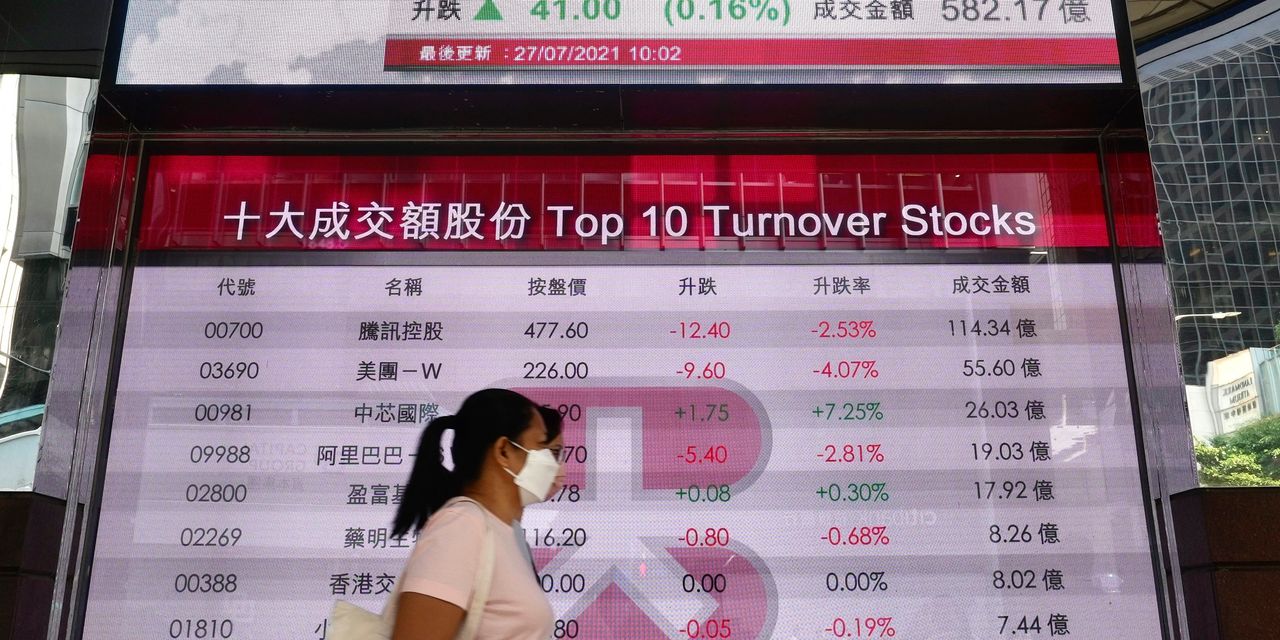 Chinese Tech Stock Selloff Deepens