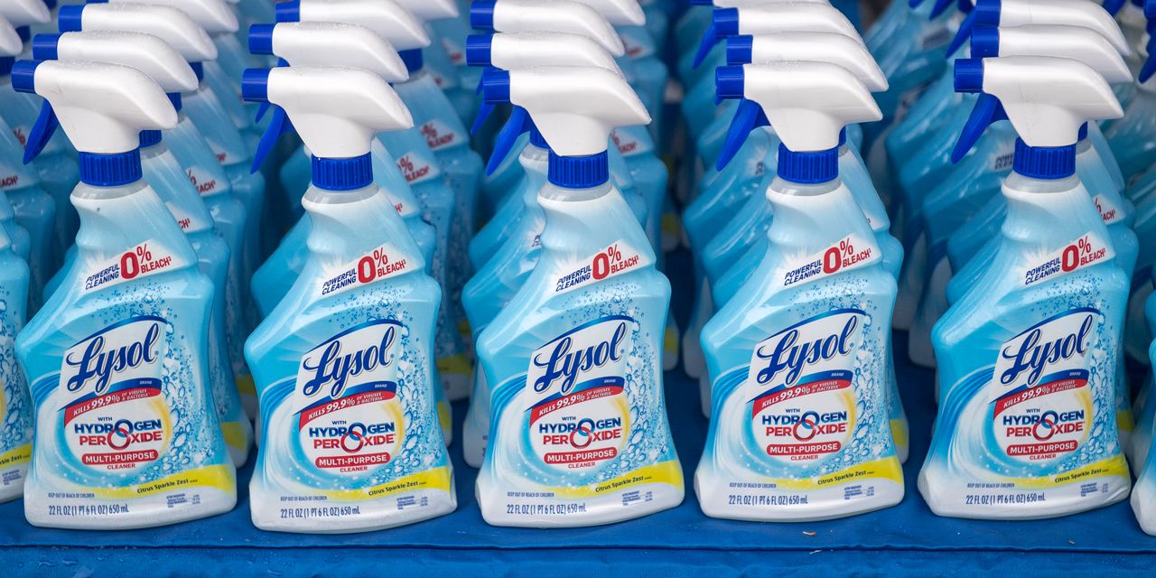 Lysol Maker Confronts Inflation, Slowing Disinfectant Sales Amid Pandemic Recovery