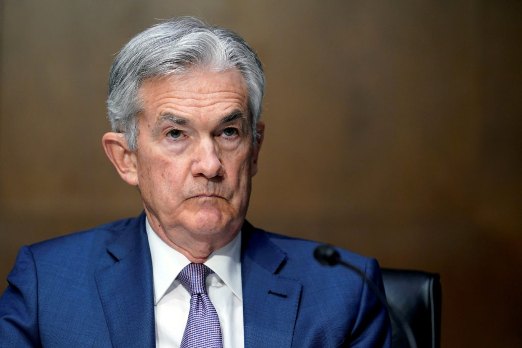 WATCH: Federal Reserve chair Powell notes improving economy, a step toward easing support