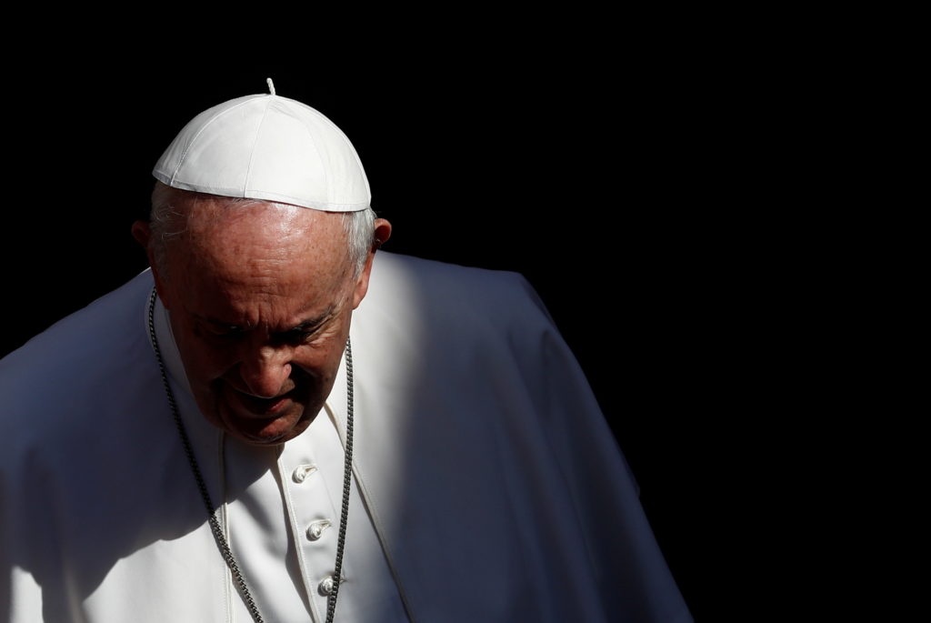 Pope alert and well a day after intestinal surgery, Vatican says