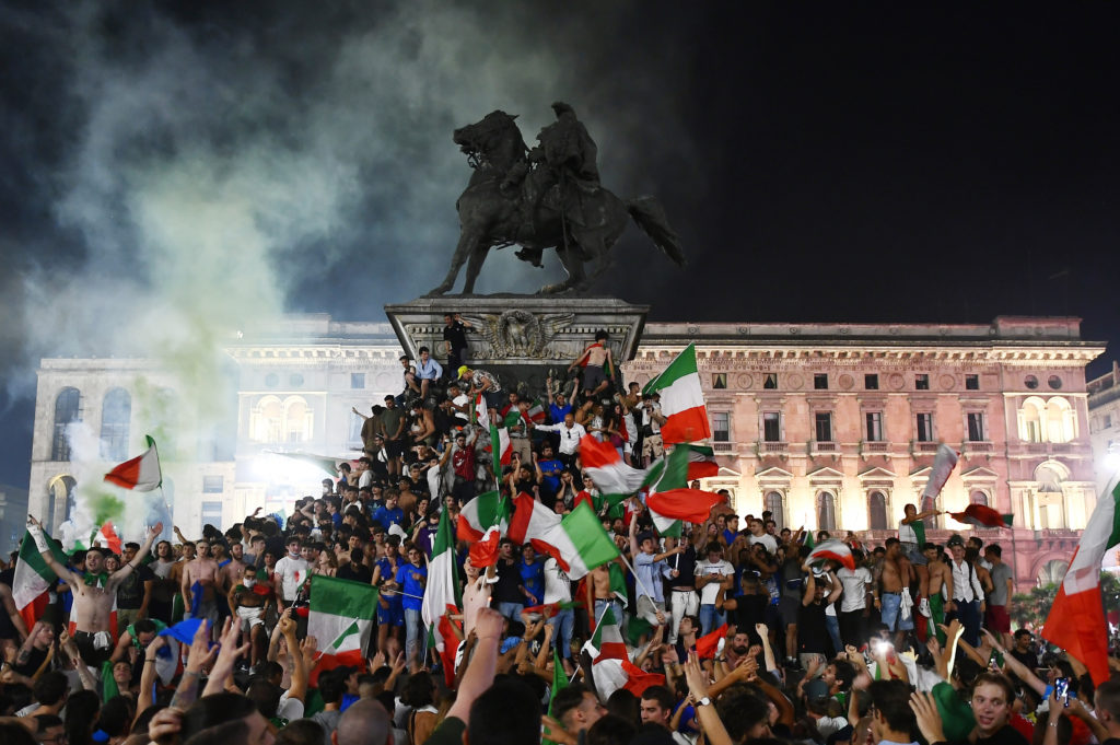 Italy erupts as Europe’s soccer champions come home to Rome