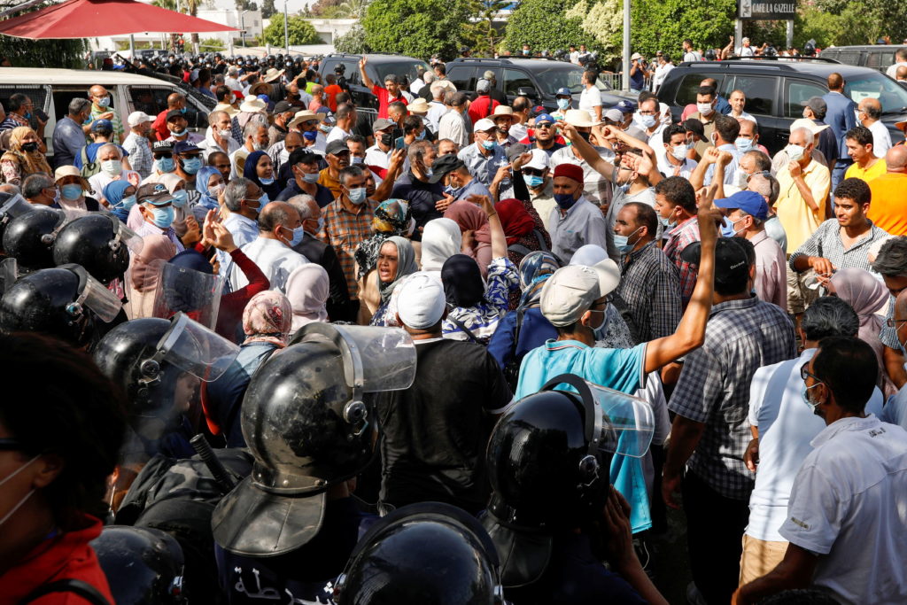 Tunisia on edge as president suspends parliament, fires PM