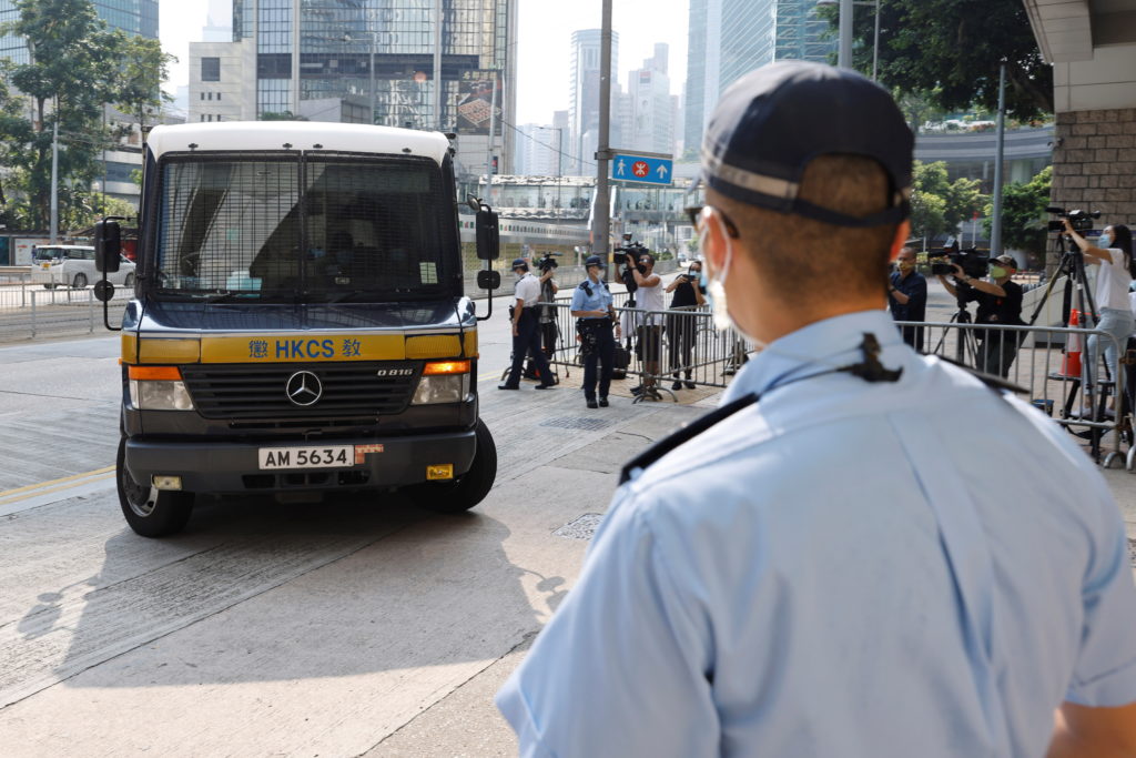 First person tried under Hong Kong security law found guilty