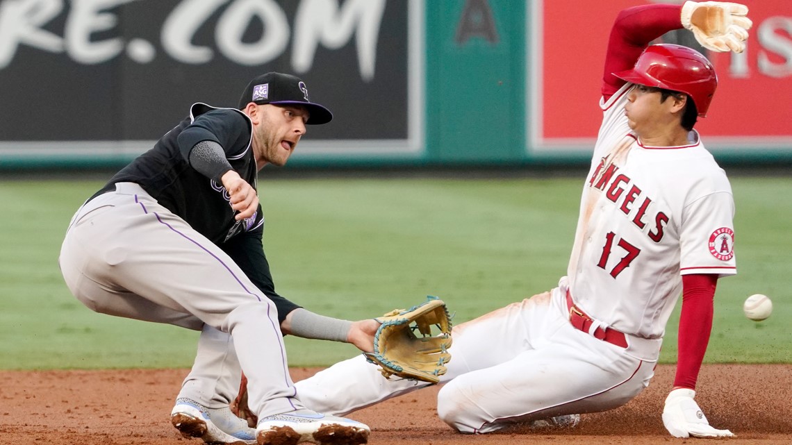 Colorado Rockies lose to Angels in Anaheim