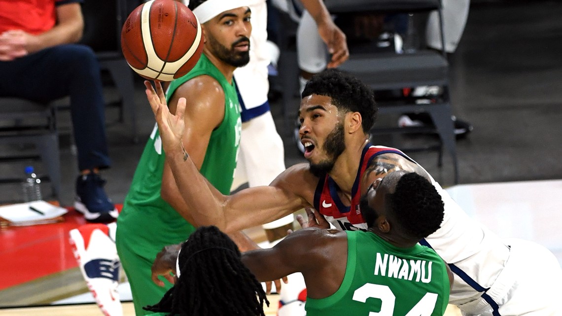 Nigeria beats USA 90-87 in Olympic basketball tune-up