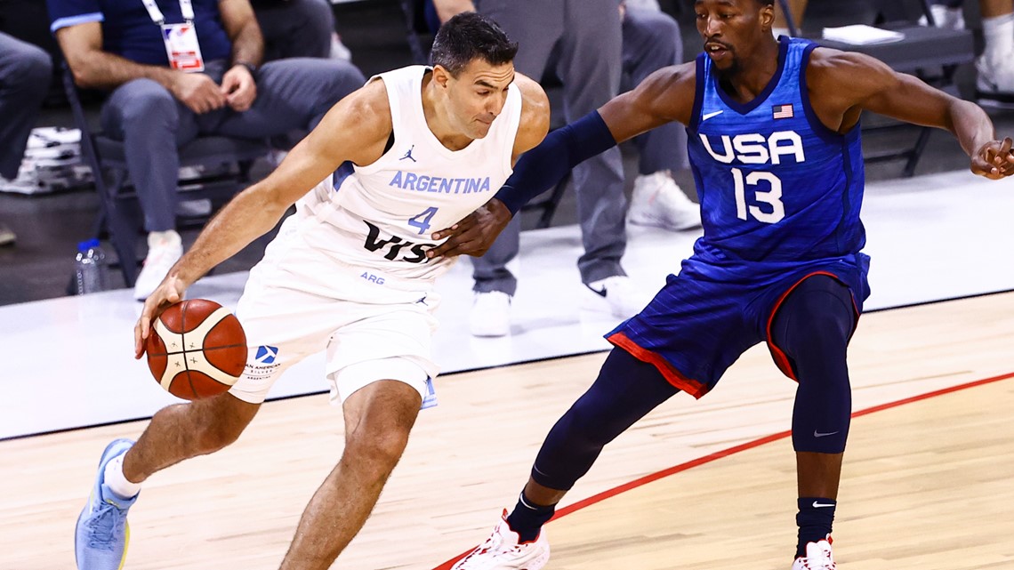 USA recovers, tops Argentina 108-80 in pre-Tokyo tune-up