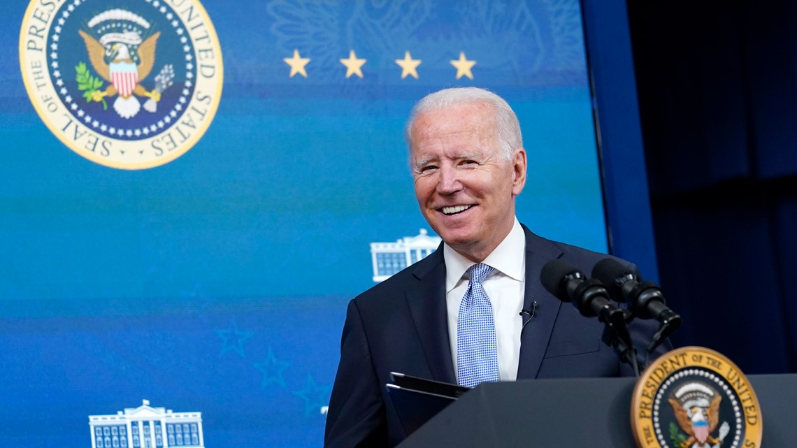 Biden gives update on COVID-19 vaccinations