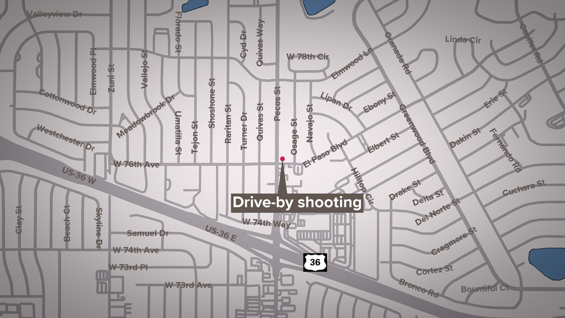 Drive-by shooting in Adams County Monday injures 1