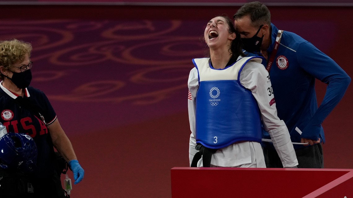 Zolotic wins US first gold in women’s taekwondo