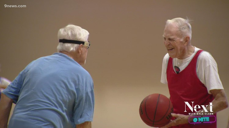WATCH: A 90th birthday party celebrated on the basketball court