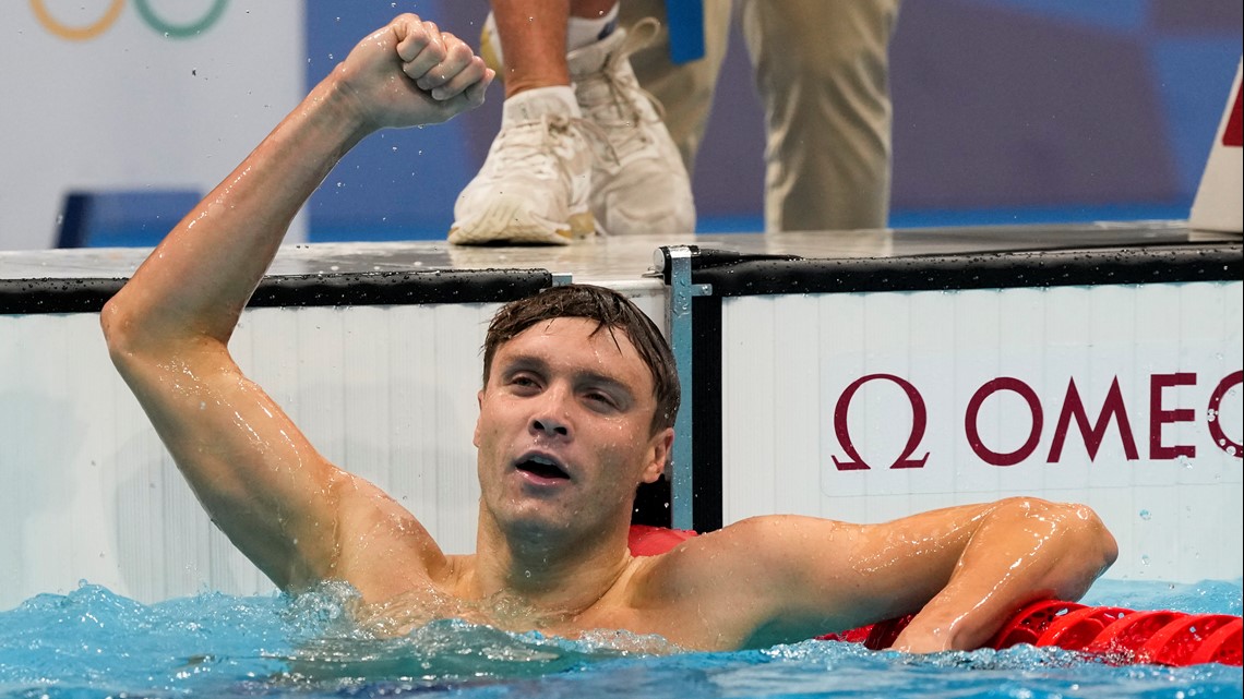 Finke, Dressel win gold Wednesday in Olympic swimming