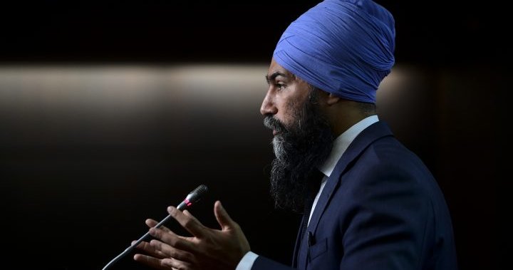 NDP job plan would use ‘Canadian products’ in new infrastructure projects, Singh says – National