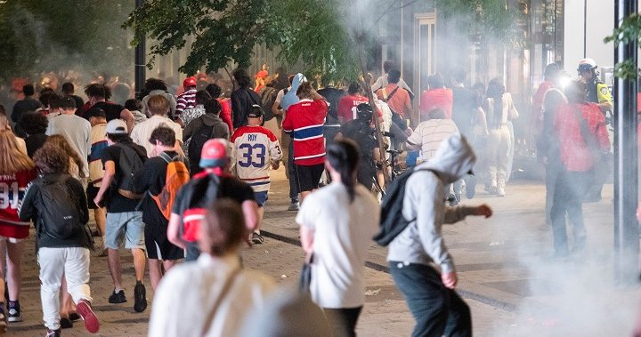 Montreal police defend tear gassing Canadiens fans without warning after Game 4 celebrations