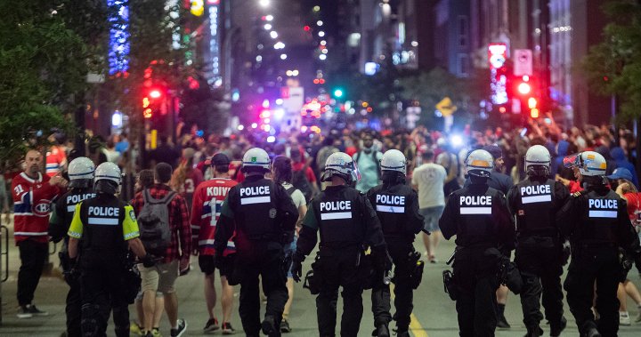 After Montreal Canadiens clinch overtime win, celebrations lead to 4 arrests, 31 tickets