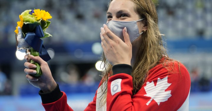 Penny Oleksiak misses out on record 7th Olympic medal in 100-metre freestyle in Tokyo