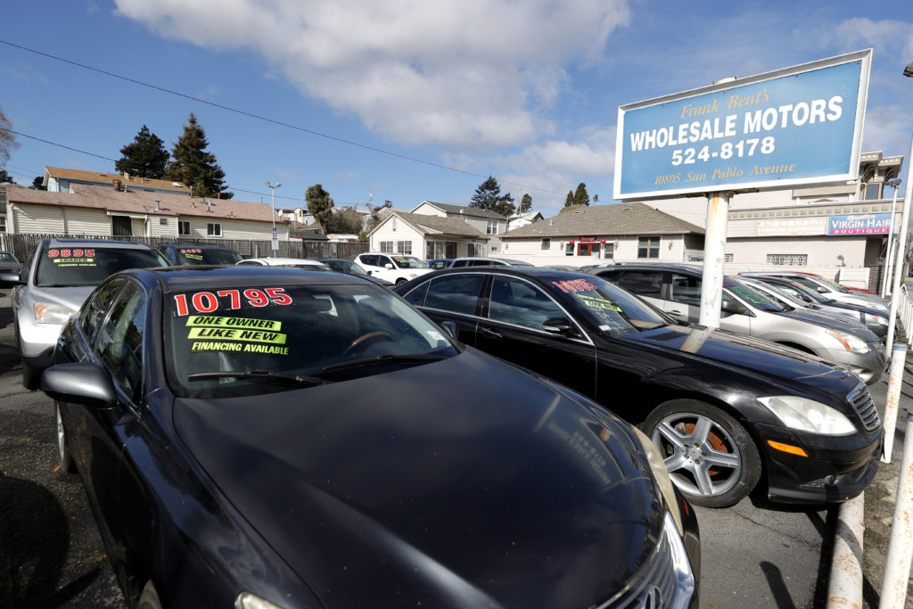 Used car prices slip from dizzy heights, signaling small victory for economy