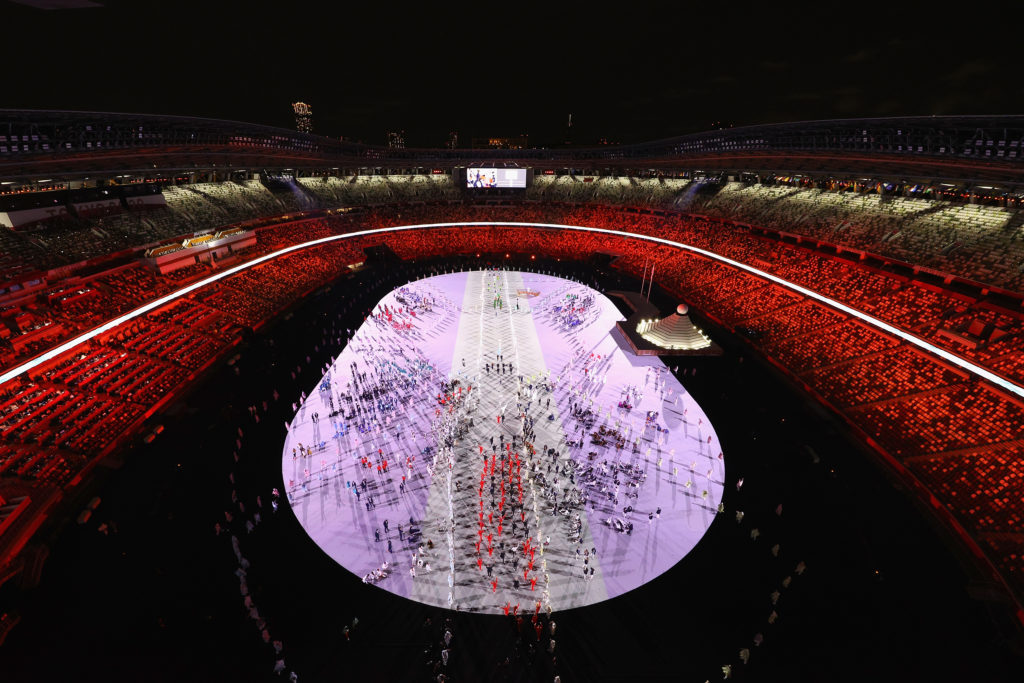 Opening ceremony for Tokyo Summer Olympics sets striking tone amid pandemic