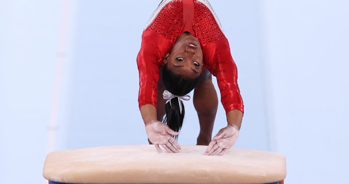 Simone Biles out of Olympics team gymnastics competition – National