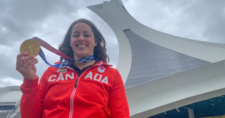 Olympic weightlifting gold medalist Maude Charron returns home to Quebec