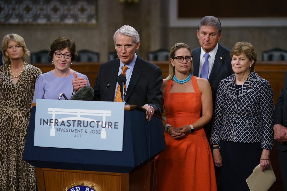 Senate takes next step on infrastructure, after floor drama