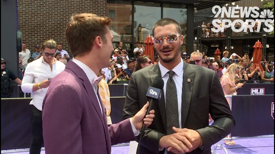 MLB players walk the red carpet to All-Star Game