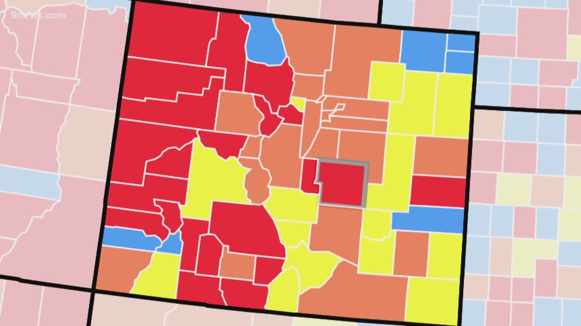 42 Colorado counties in “substantial or high” transmission range