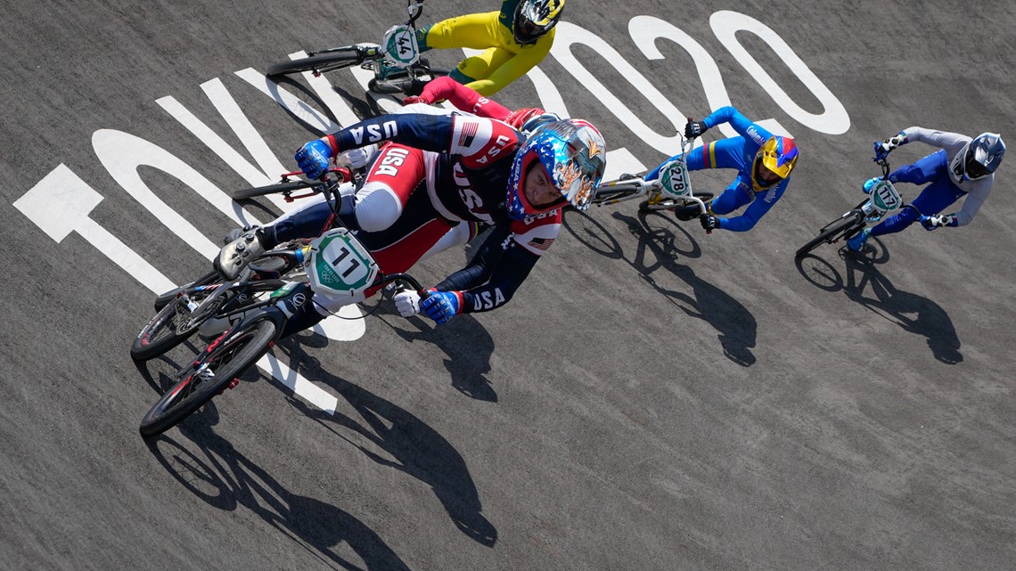 Olympic BMX rider Connor Fields stretchered off track in Tokyo