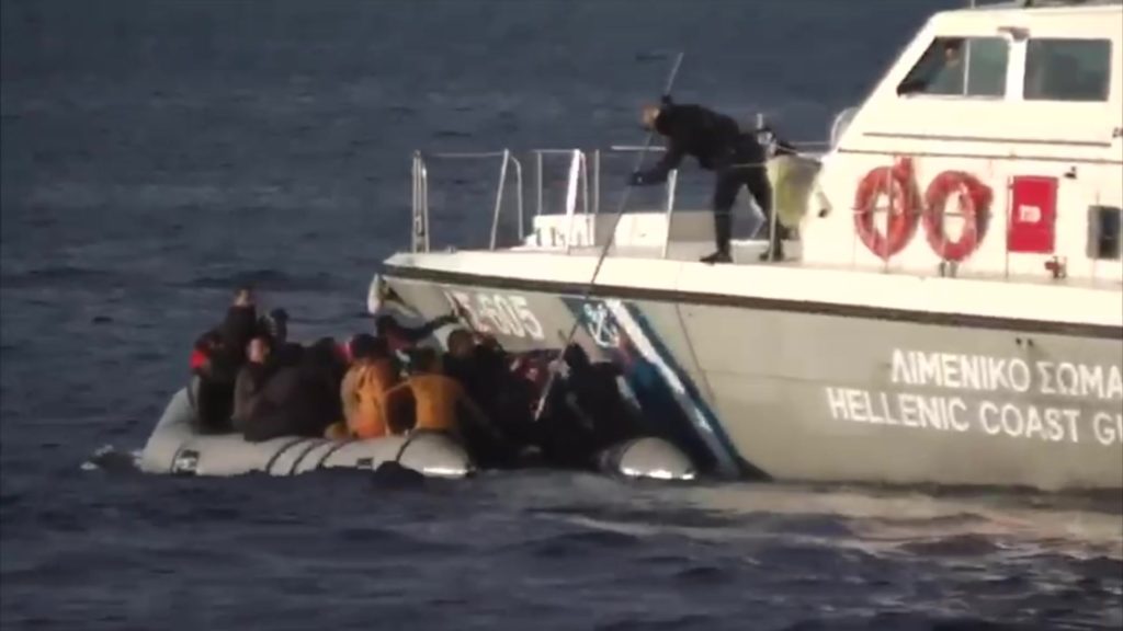 Migrants left adrift at sea after boat pushback from Greek coast guard