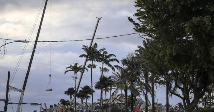 Death toll in Florida condo collapse rises to 32 as crews face severe weather threat – National